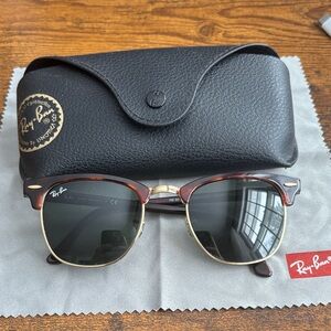 Ray-Ban Tortoise and Gold Sunglasses